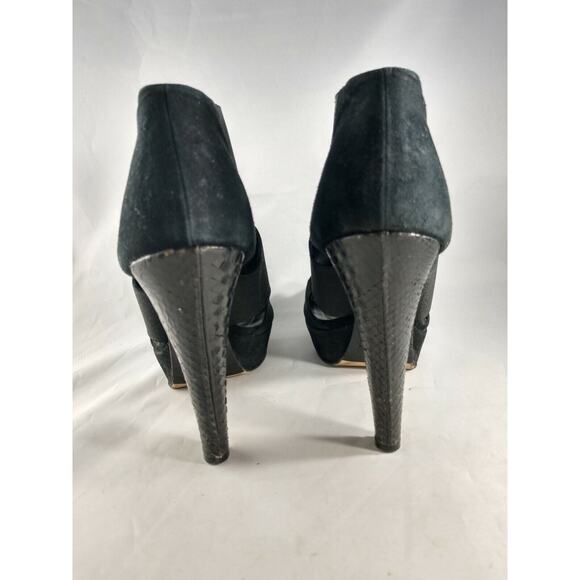 Jenni Kayne Black Ankle Boots Sleek Design - Picture 4 of 8